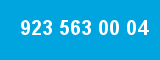923 563 00 04 923 563 00 04